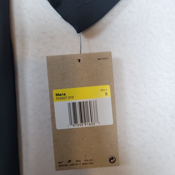 Nike Dallas Mavericks MAVSTV Logo Black Short Sleeve Polo Size SM - Picture 7 of 10